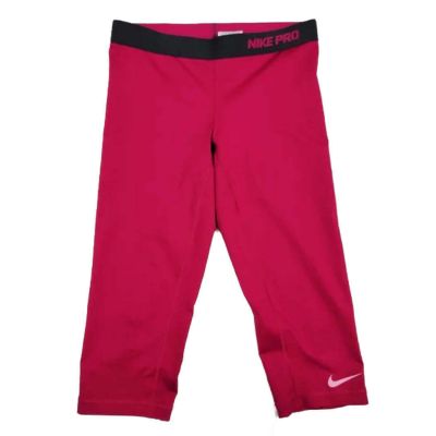 Nike Womens Pro Dri-Fit Capri Leggings Size Medium Color Pink