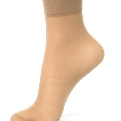 Women's Ankle High Nylon Socks Sheer Thin Elastic Short Tight Hosiery Stockin...