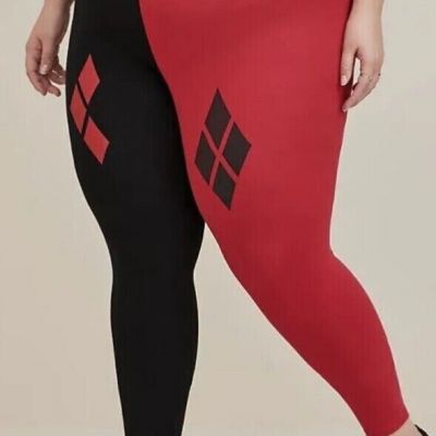 Torrid Harley Quinn Full Length Leggings New w/tags Plus size 3