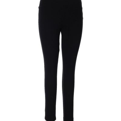 INC International Concepts Women Black Leggings 8 Petites