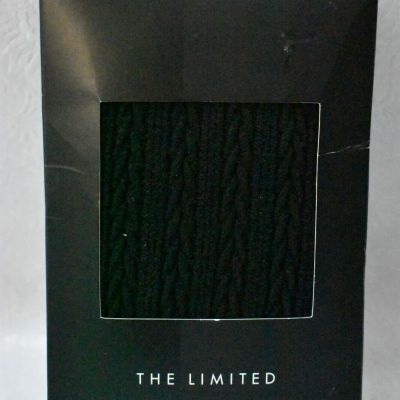 The Limited Tights Black Cable Fleece Lined  Size M/L New