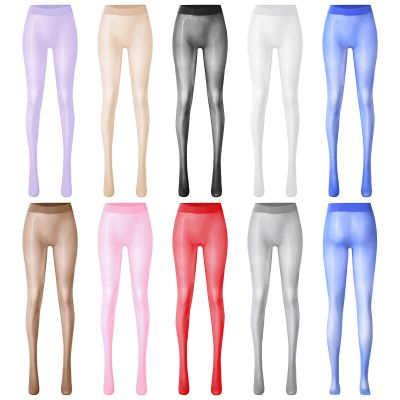 US Women's Pantyhose High Waist Shiny Sheer Seamless Stockings Lingerie Tights