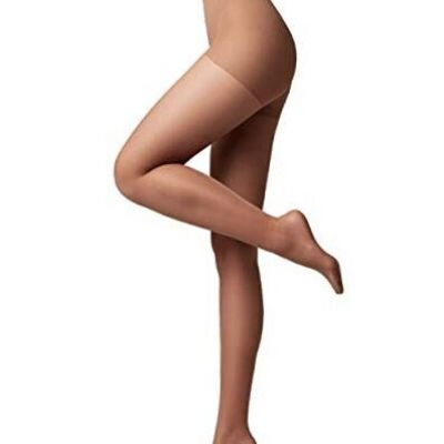 Conte Sheer Full Support Compression Pantyhose Tights with Large Tan (Bronz)