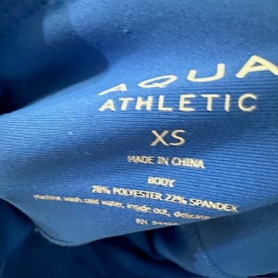 Aqua Blue Scallop Athletic Pants