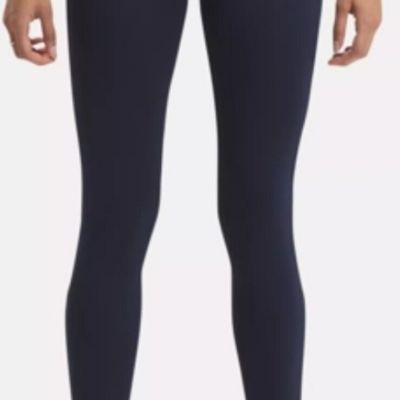 Reebok SEALED! NWT! ID Train Big Logo Leggings in Vector Navy. Sz Sm. R2S!!