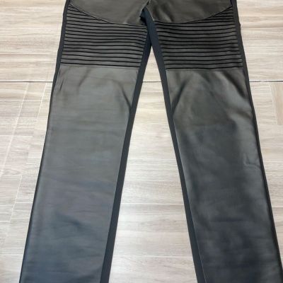 DG2 High Waist Faux Leather Leggings Eomen’s Size L Tall New With Tags NWT