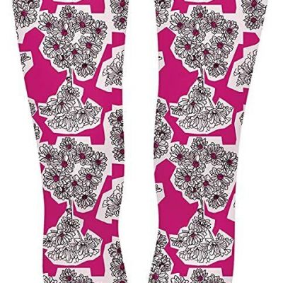 Two Left Feet, S/M (4-10), PRETTY IN PINK LEGGINGS - Flower Power