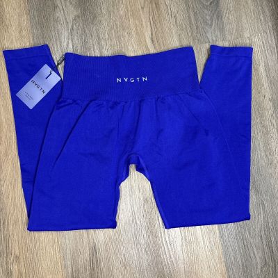 NVGTN ROYAL BLUE YOGA FITNESS BUTTLIFTING Legging size M