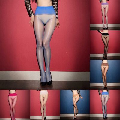 Versatile High waisted Seamless Stockings Tights Deep Crotch Sheer Pantyhose