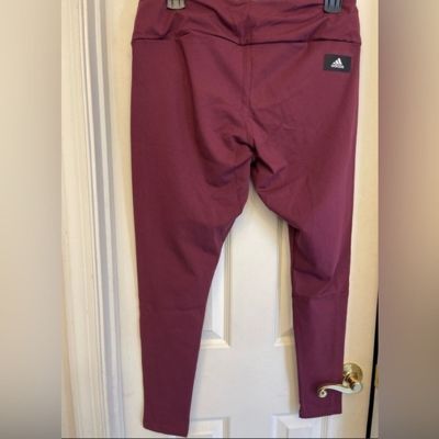 Adidas Holiday Burgundy Graphic Athletic Tights size 2x