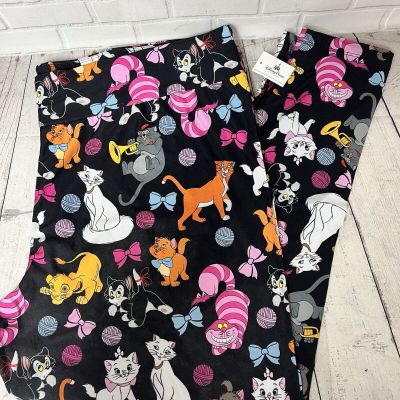 Disney Parks size 3X Leggings Cat Characters Marie Cheshire Simba Figaro NWT