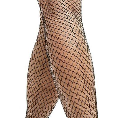 Seam Back Fishnet Thigh High Stockings Silicone Lace Top Lingerie Stay Up Sheer