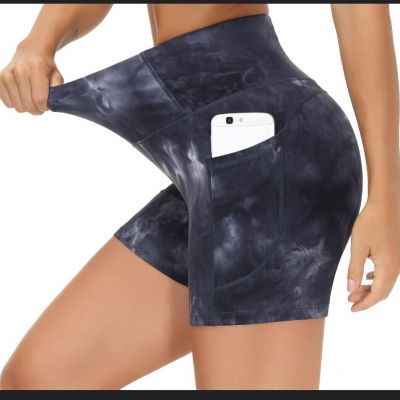 High Waist 2 Side Pockets Yoga Sports Fitness Workouts Gym Activewear For Women