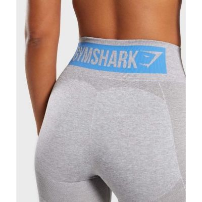 Gymshark Flex Leggings Full Length Heathered Grey Blue Size XS