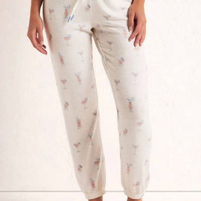 Z Supply ava cocktails jogger pants in White - size M