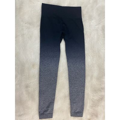 Black and grey Ombre woman workout leggings 0175