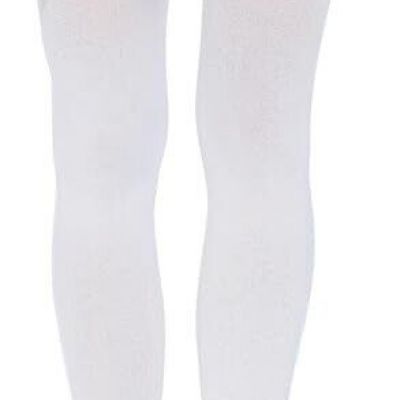 Leg Avenue Women's Opaque Satin Bow Accent Thigh Highs One Size (WT: 90-160 lbs)