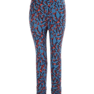 Lularoe Women Blue Leggings 1X Plus