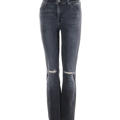 7 For All Mankind Women Gray Jeggings 27W