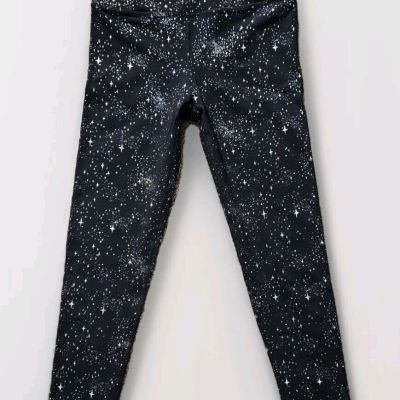 Noli Women's Leggings, Shiny, Cosmic, Stars, Size M