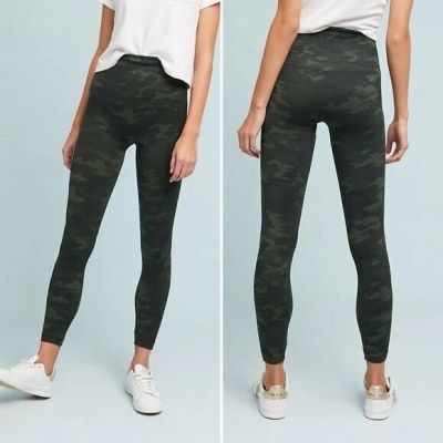 Spanx camouflage camo green look at me now seamless leggings L