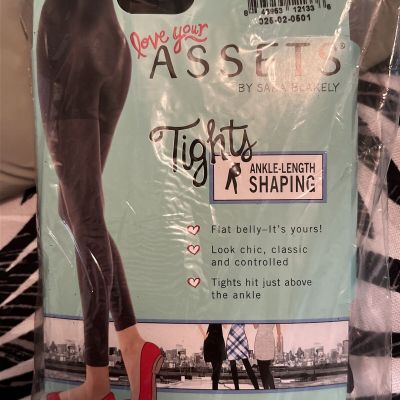 Spanx Assets Ankle Length Shaping Tights Sz 2 Black New