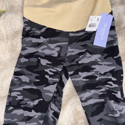 Motherhood maternity leggings size small camouflage