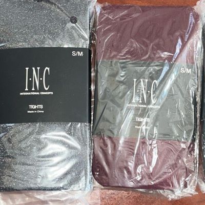 INC International Concepts 4 Pairs of Tights S/M Free Shipping