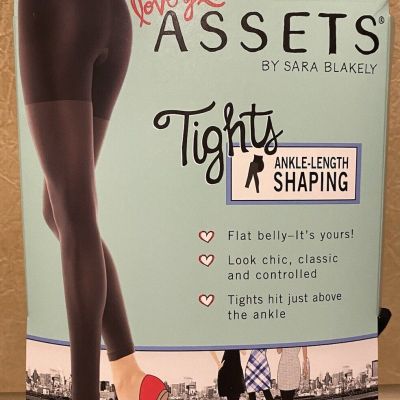 Spanx Love your Assets Ankle Length Black Shaping Tights Size 3 849B