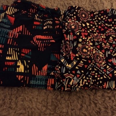 Lularoe Leggings One Size 2 Pair