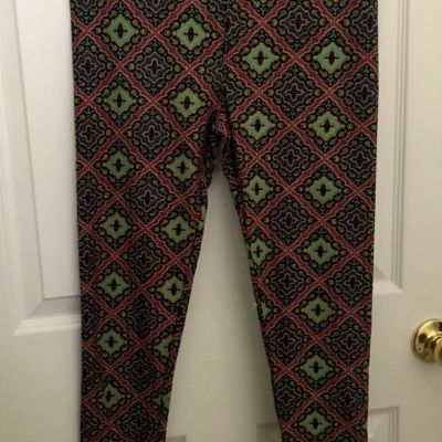 LuLaRoe Leggings Womens One Size Geometric Stretch Yoga Workout