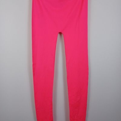 IA Icon Apparel Hot Pink Neon Nylon Leggings Sz S