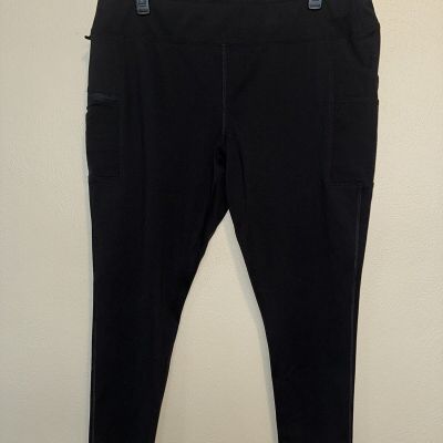 Carhartt Women's Fitted Utility Black Leggings Size XXL