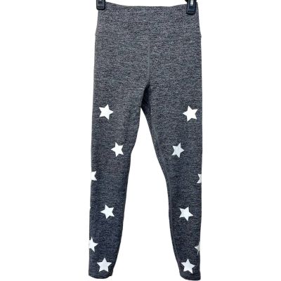 Spiritual Gangster Star Print Leggings Heather Gray High Rise | Size: Small