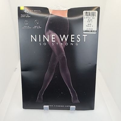 Ninewest So Strong Opaque Denier Appearance Black Size 2