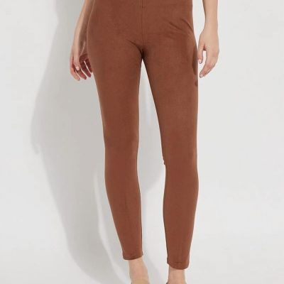 Lysse hi waisted vegan suede legging for women