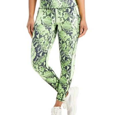 allbrand365 designer Womens Activewear Sandra Snake Printed Leggings,X-Small