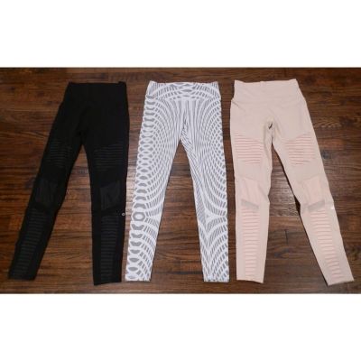 Alo Women's Nylon Blend Leggings Size Small Set of 3