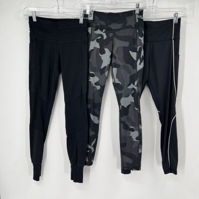 Athleta Womens XS Camouflage Zipper Pocket Leggings Yoga Pilates Workout Walking