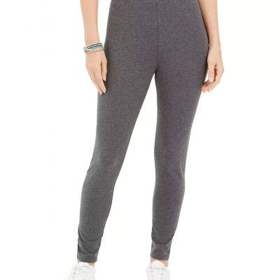 Style & Co Mid-Rise Pull-On Leggings Women's Charcoal Grey Size XL NEW