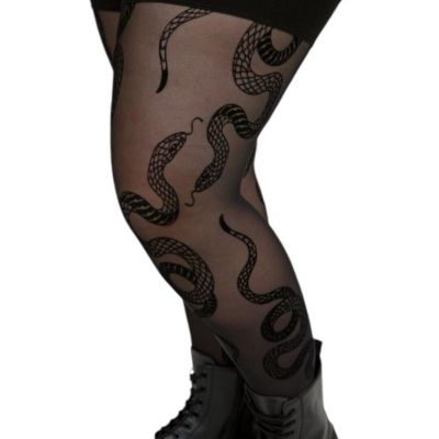 TORRID Sliding Snakes Full Length Signature Waist Flocked Leggings NWT  Size 4X