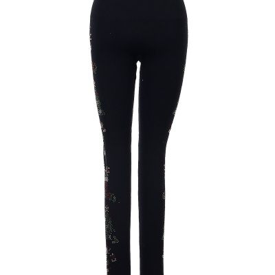 Merry & Bright Women Black Leggings S