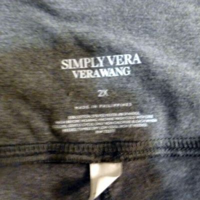 Leggings by Vera Wang (Simply Vera) size 2X Grey