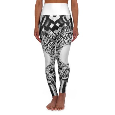 High Waisted Yoga Leggings (AOP)