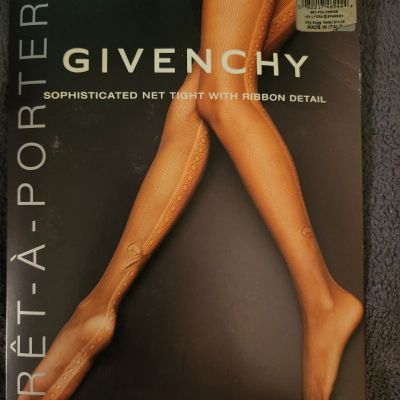 Givenchy Pret-A-Porter Net Tights with ribbon detail in Black size A/B New.