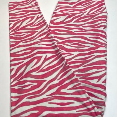 NEW LuLaRoe TC Leggings PINK White ZEBRA Stripe TIGER Jungle Wild ANIMAL Kitten