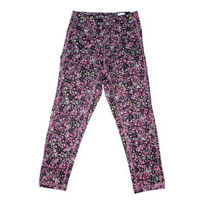 NEW Tek Gear Women's Small High-Rise Capri Workout Leggings Floral Print NWT