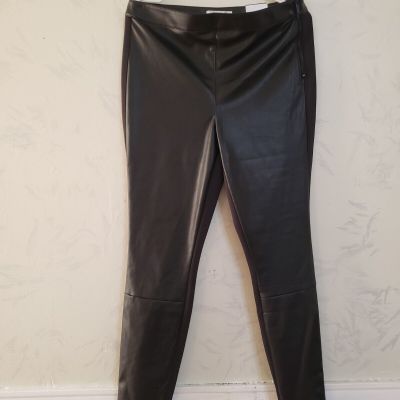 WHBM White House Black Market Faux Leather Leggings NWT...Sz 12