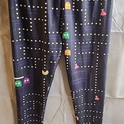 Pac Man Game Yoga Beach Sport Leggings Work Out Pants *READ* (T49)