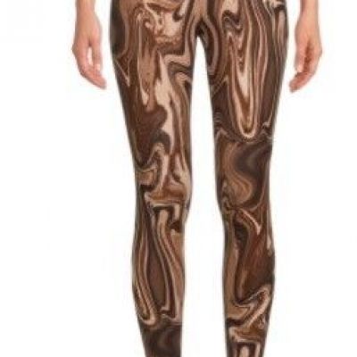 NOBO~ NEW?Junior's Sueded ANKLE  Legging size S~Brown's swirl